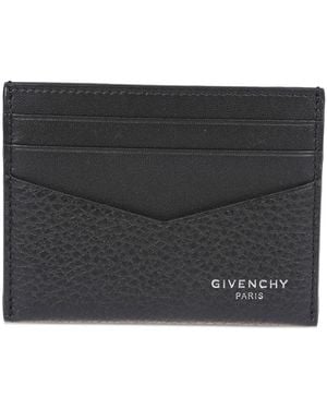 Givenchy Card Holder With Logo - Black