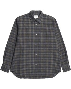 Norse Projects Checked Shirt - Grey
