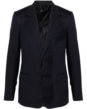 Lanvin Single-Breasted Blazer - Blue
