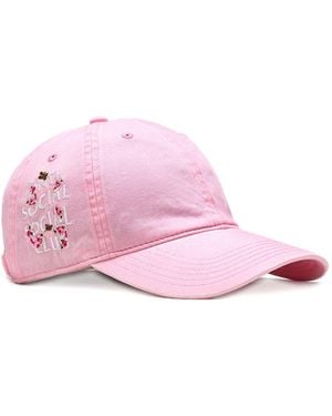 ANTI SOCIAL SOCIAL CLUB Logo-Embroidered Cap - Pink