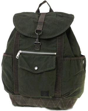 Porter-Yoshida and Co Zip-Pocket Backpack - Black
