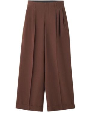Lanvin Pleated-Front Trousers - Brown