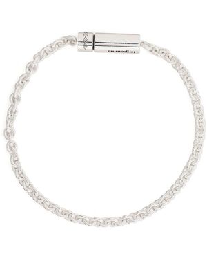 Le Gramme Cable-Chain Bracelet - White