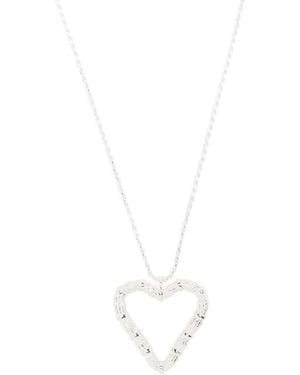 Bleue Burnham Heart Willow Sterling-silver Necklace - White