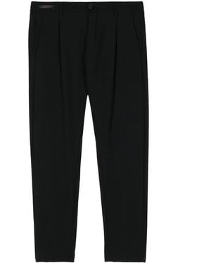 Paul & Shark Straight-Leg Chino Trousers - Black
