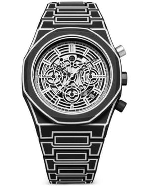D1 Milano Polycarbonate Skeleton Chronograph 40.5Mm - Black