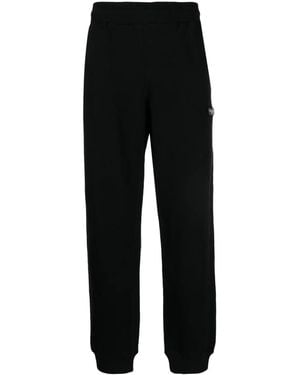 Givenchy Logo-Appliqué Elasticated-Waist Track Trousers - Black