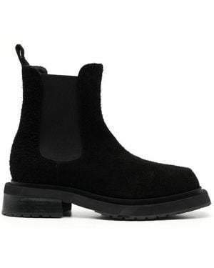 Eckhaus Latta Mike Elasticated-panel Boots - Black