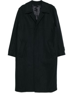 Rier Single-Breasted Coat - Black