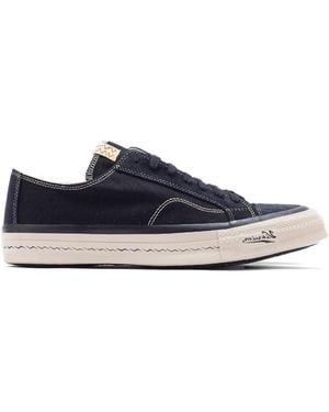 Visvim Contrast-Stitch Sneakers - Blue