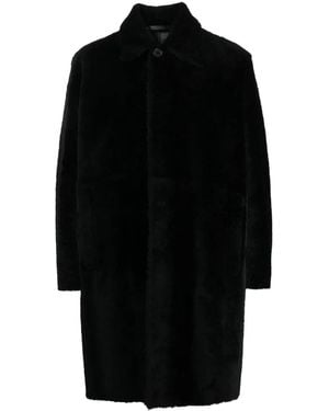 Paul Smith Single-Breasted Coats - Black