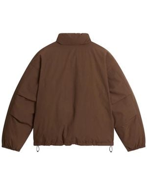 The North Face Box High-Neck Down Jacket - Brown