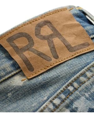 RRL Paint-Splattered Jeans - Blue
