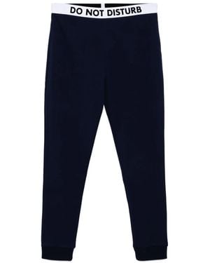 Moschino Cotton Trousers - Blue