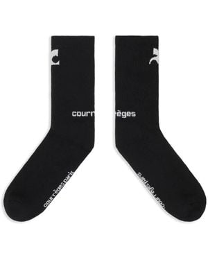 Courreges Ac Sports Socks - Black