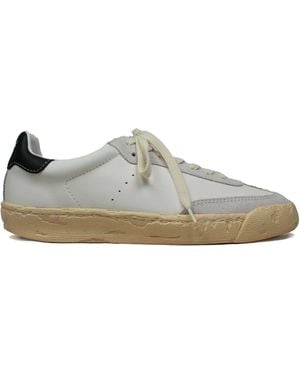 Maison Mihara Yasuhiro Suede-Panel Trainers - White