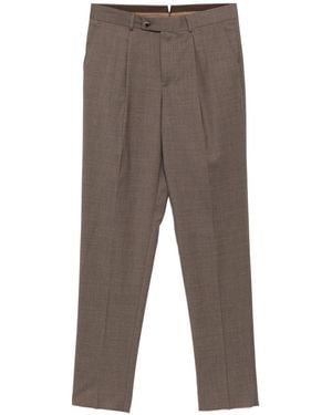Caruso Tapered Trousers - Natural