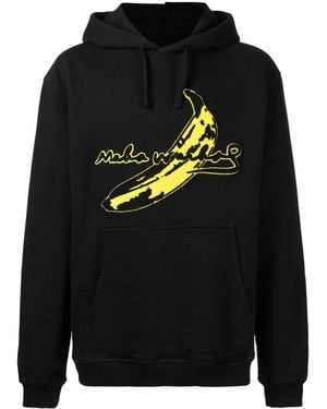 Maharishi Logo-Patch Cotton Hoodie - Black