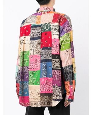 READYMADE Patchwork Cotton Shirt - Multicolour
