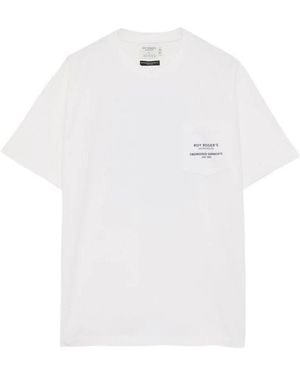 Engineered Garments Logo-Print Pocket T-Shirt - White
