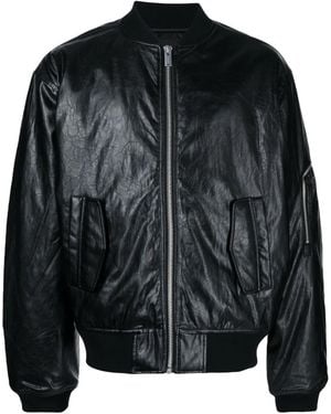 Holzweiler Zip-Up Bomber Jacket - Black