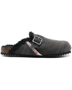 DIESEL D-Woodstock Slippers - Black
