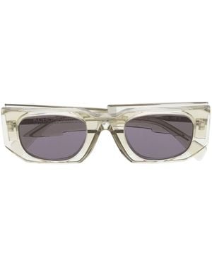 Kuboraum U8 Rectangle-Frame Tinted Sunglasses - Gray