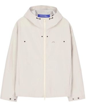 A_COLD_WALL* Balfron Hooded Zip-Front Jacket - White