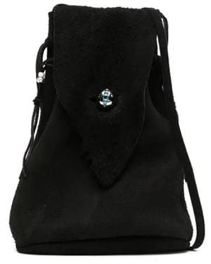 Undercover Leather Messenger Bag - Black