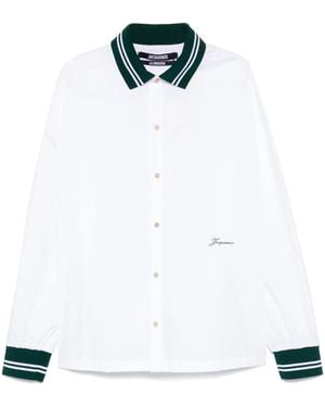 Jacquemus Shirt With Polo Collar - White