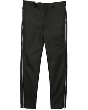 Comme des Garçons Zip-Detail Trousers - Black