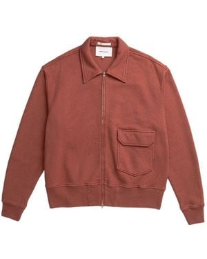 Norse Projects Sweat À Col Zippé - Red