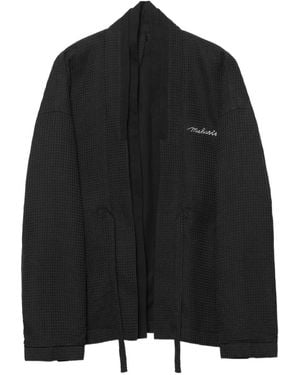 Maharishi Embroidered Waffle Jacket - Black