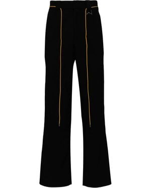 Rhude Classic Straight-leg Trousers - Black