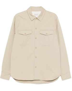Moncler Gabardine Pocket Overshirt - Natural