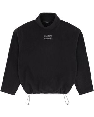 MM6 MAISON MARGIELA X SALOMON Logo Turtleneck Sweatshirt - Black