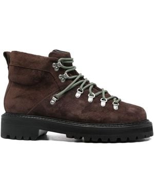 G.H. Bass & Co. Suede Hiking Boots - Black