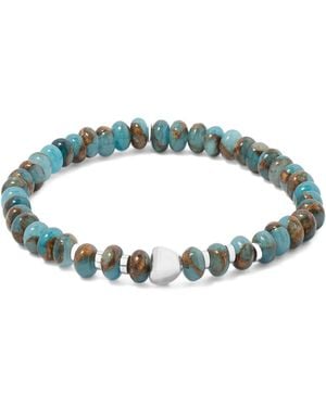 Tateossian Nepal Nugget Beaded Bracelet - Green