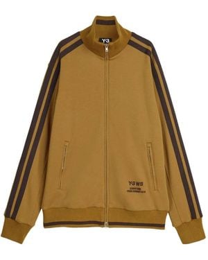 Y-3 X Wales Bonner And Yohji Yamamoto Side-Stripe Track Jacket - Natural
