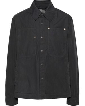 Objects IV Life Shell Cotton Shirt Jacket - Black