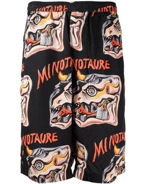 Endless Joy "minotaure" Bermuda Shorts - Black