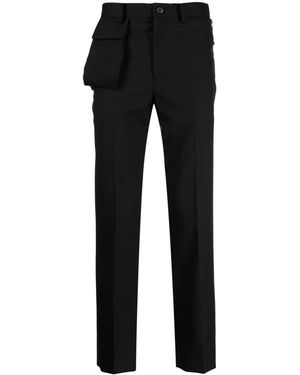 Undercover Multi-Pocket Slim-Cut Trousers - Black
