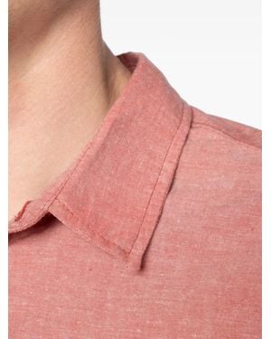 Naked & Famous True Chest-Pocket Button-Up Shirt - Pink