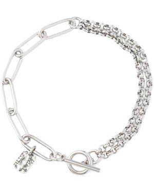 Paul Smith Two-Chain Toggle Bracelet - Metallic