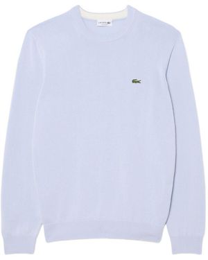 Lacoste Logo Slim-Fit Jumper - Blue