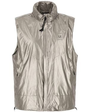 C.P. Company Removable Hood Metropolis Series Vest - Grey