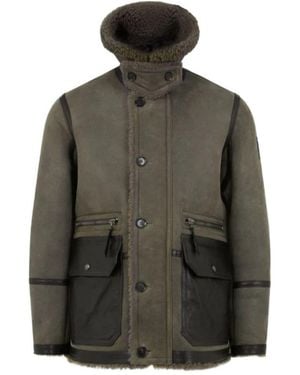 Belstaff Snowfield Leather Coat - Multicolour