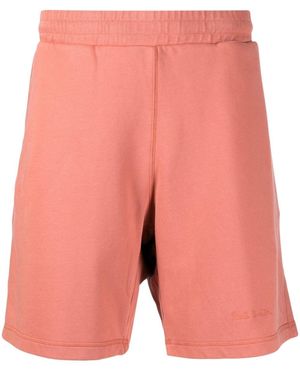 Paul Smith Organic-Cotton Track Shorts - Orange