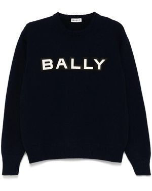 Bally Logo-Patch Jumper - Blue