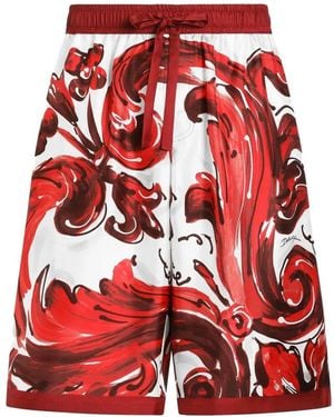 Dolce & Gabbana Vanity Bermuda Shorts - Red
